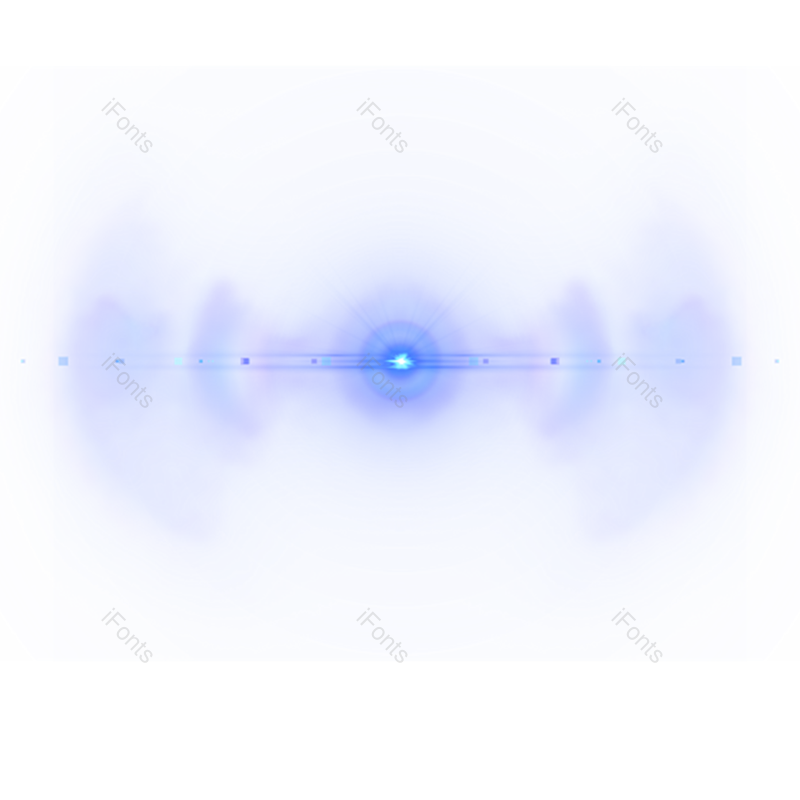 光效图片,光斑元素,蓝色PNG,光素材免抠素材